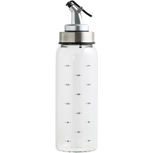 Bouteille d'huile d'olive en verre vert Marasca avec bouchon en acier inoxydable, en promotion - Product Image 6