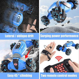 4WD 4 Bánh Xe Hai Mặt Xoay 360 Độ Trượt Bánh <span class=keywords><strong>X</strong></span>ích Trôi Twister R4s RC Cử Chỉ Vô Tuyến Điều Khiển Từ Xa Xe Đóng Thế - Product Image 4