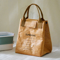 Dupont – boîte à déjeuner en papier, sac fourre-tout isolant réfrigéré Portable, sac de rangement étanche pour l'école, pique-nique en plein air