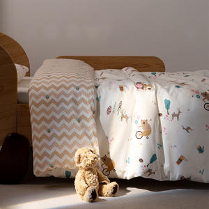 Juego de Ropa de <span class=keywords><strong>Cama</strong></span> de Algodón Lavado con Certificación HSC GOTS Oeko-TEX, Juego de Funda Nórdica Completo de 4 Piezas, Juego de Cubrecama <span class=keywords><strong>Infantil</strong></span> - Product Image 3