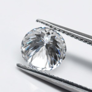 Diamants synthétiques clairs, pureté VVS1, taille brillant, moissanite 0,5-3 carats, certificat GRA, stylo testeur de diamants, fabrication de bijoux - Product Image 3