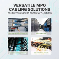 Cable de Conexión Dúplex OM3 LC a LC Multimodo 10G 50/125um LSZH Aqua, Cable de Fibra Óptica para Conmutador de Red y Centro de Datos