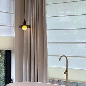 Rideaux romains personnalisés électriques et manuels pour la maison et la cuisine avec accessoires de montage inclus - Product Image 3