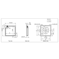 Modul RF Nirkabel Desain Ringkas ESP32-S3-MINI-1U OEM ODM Modul Chip Sensitivitas Tinggi untuk Komunikasi Digital