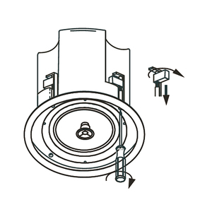Thinuna sistema di diffusione pubblica MS-6CT-S e <span class=keywords><strong>musica</strong></span> di sottofondo 6 "altoparlante a soffitto regolabile per Hotel/spazi commerciali - Product Image 5