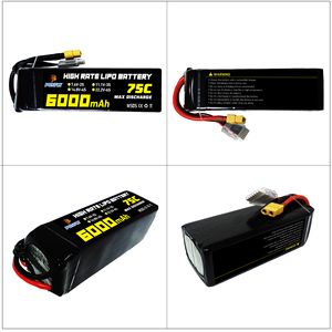 Batería PONFLY de 6000mAh para Drones, 22.2V 75C 3S 4S 6S 8S, Batería para Coches RC, Juguetes, Drones UAV, para Aeronaves RC Quadcopter, 6000-75C de Alta Capacidad - Product Image 6