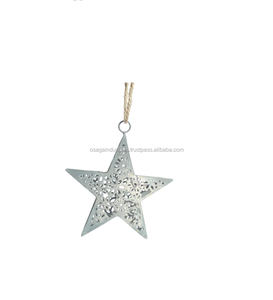 CHRISTMAS <b>TREE</b> DECORATION SUPPLY METAL GRAY LUXURY DESIGN STAR CHRISTMAS HANGING ORNAMENT HOME DECORATION HIGH QUALITY STAR - Product Image 2