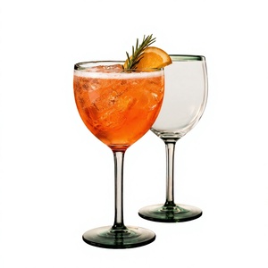 Verres à cocktail colorés en borosilicate faits à la main de 400 ml, sans plomb, coupe Martini, verres à Margarita, verrerie de bar réutilisable en gros - Product Image 2