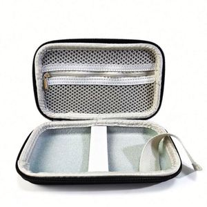 กระเป๋าใส่เครื่องใช้ไฟฟ้าแบบแข็ง ทนทานต่อแรงกระแทก กันน้ำ ผลิตจากวัสดุ EVA สีดำ พร้อมวัสดุ PU สำหรับการเดินทาง - Product Image 4