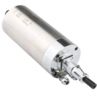 Kit de moteur de broche CNC à inverseur VFD refroidi par eau ER11 de 1,5 kW, support de 80 mm, pompe à eau, mandrin de 9 pièces pour fraisage, roulement