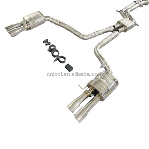 Tubo de <span class=keywords><strong>escape</strong></span> para <span class=keywords><strong>Audi</strong></span> S4/<span class=keywords><strong>S5</strong></span> B8 B8.5 3,0 T 2013-2019 Silenciador Puntas cuádruples <span class=keywords><strong>Escape</strong></span> Catback Sistema de coche de acero inoxidable - Product Image 6