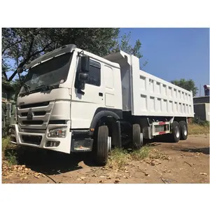 Dumper Capaciteit Kipper Trailer In Tanzania 8X4 371Hp 336Hp Hoge Kwaliteit Diesel Prijs Gebruikt Dump Truck