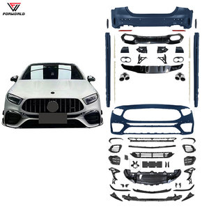 Kit de Carrocería para <span class=keywords><strong>Mercedes</strong></span> <span class=keywords><strong>Benz</strong></span> Clase A W177 19-24 <span class=keywords><strong>AMG</strong></span> A45, Nuevo, Parachoques Delantero, Parachoques Trasero, Faldones Laterales con Clips Incluidos - Product Image 1