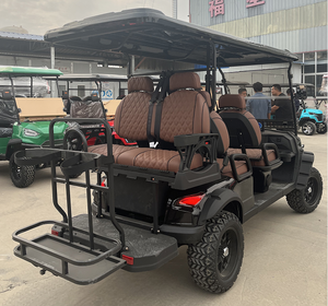 WELIFTRICH Carros de Golf Todoterreno Elevados de 6 Plazas con Motor de CA de 7.5KW, Batería de Iones de Litio y Velocidad de 30 mph, Personalizados - Product Image 3
