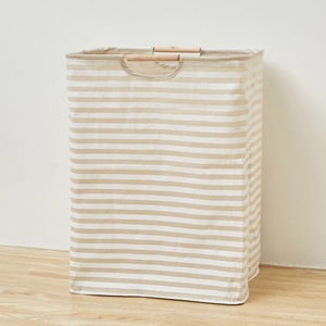 <span class=keywords><strong>Panier</strong></span> à linge sale en coton et lin imperméable <span class=keywords><strong>Panier</strong></span> à linge sale domestique <span class=keywords><strong>Panier</strong></span> à linge pliable en tissu portable - Product Image 3