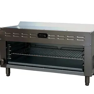 Commercial gas range gas salamander broiler cheesemelter