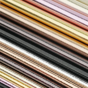 Tissu d'ameublement extensible imperméable en cuir PU artificiel brillant personnalisé de 0,75 mm pour chaussures, sacs, meubles, décoration - Product Image 5