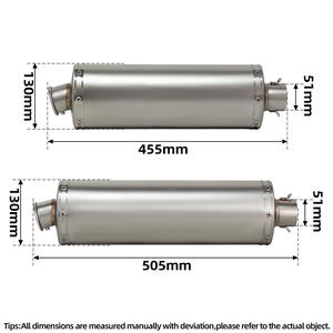 Pot d'échappement de moto 51 mm, kit d'échappement racing Yoshimura JMCA F-Spec, silencieux avec DB Killer pour <span class=keywords><strong>F800GS</strong></span> F700GS Z900RS Z650RS - Product Image 2