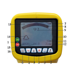 Localisateur de câbles souterrains avec affichage numérique de la profondeur |   Multi-fréquence 512Hz-33kHz |   Conception personnalisée OEM |   <span class=keywords><strong>WITSON</strong></span> - Product Image 4