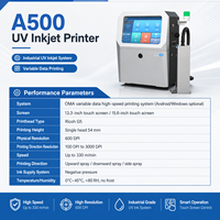 Impresora de Inyección de Tinta UV OMA A500 Ricoh G5 54mm 330m/min, Máquina de Codificación de Datos Variables de Alta Velocidad, Codificador de Inyección de Tinta Industrial en Línea