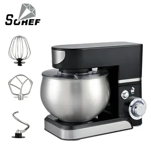 1300W Stainless Steel Household Kitchen Robot Multi-Color Stand Mixer Machine with Durable Housing Mixing Bowl