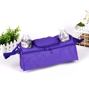 <span class=keywords><strong>Organizador</strong></span> de pañales de tela Oxford con logotipo personalizado, bolsa de almacenamiento para cochecito de bebé con 2 portabotellas - Product Image 3