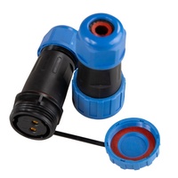 Raccordement à vis sans soudure TY20 Docking 2 Pin 25A IP68 Outdoor Male Female Power Plug Circular Waterproof Connector
