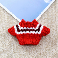 Nouveaux produits 2026 : Mini pull Moru pour poupée Kt Labu, vêtements pour poupée en peluche de 10 cm à moins d'un dollar, 07