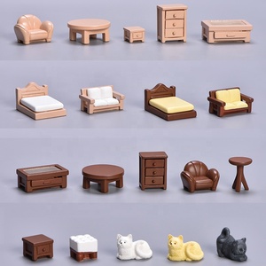 Miniaturas de Resina para Muebles, Figuras Decorativas para Habitaciones, Paisajes, Gabinetes Pequeños, Escritorios, Camas, Sofás, Accesorios para Casa de Muñecas, DIY - Product Image 6