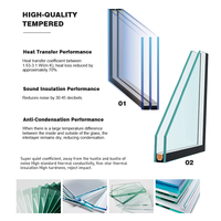 Puerta Corredera de Aluminio para Patio, Diseño Moderno, Resistente a Huracanes, Insonorizada, para Exteriores, con Vidrio