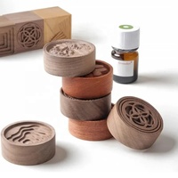 Diffuseur d'huiles essentielles en bois poli WeWood du Vietnam, bloc de bois parfumé pour la diffusion d'arômes d'agarwood
