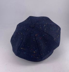 หมวกเบเร่ต์ผู้ชายแบบสั่งทำพิเศษสำหรับฤดูใบไม้ร่วงและฤดูหนาว  โลโก้แบบกำหนดเอง ผ้าแบบกำหนดเอง ผ้าขนสัตว์แบบเย็บติดกัน หมวกทรงนิวส์บอย - Product Image 3