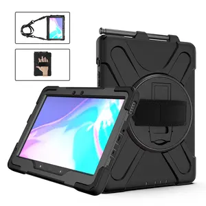 2020 Heiß verkaufendes Armband gehäuse für Samsung Galaxy Tab Active Pro 4 10,1 Zoll SM-T636 Cover schwarze Farbe