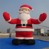 Venta caliente 20ft inflables de Navidad de Santa Claus de Navidad