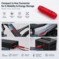 Connecteur de batterie anti-étincelles QS10H F/M, prise d'alimentation à déconnexion rapide pour batterie au lithium, stockage d'énergie, véhicule électrique, vélo électrique, robotique
