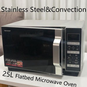เตาไมโครเวฟอเนกประสงค์ขนาด 25 ลิตร สำหรับใช้ในครัวเรือนและเชิงพาณิชย์ พร้อมฟังก์ชั่นหม้อทอดไร้น้ำมัน ไมโครเวฟ และเตาอบลมร้อน  โครงสร้างภายในสแตนเลส พร้อมฟังก์ชั่นย่าง - Product Image 1