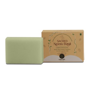 Neem Tulsi Honey Turmeric <b>Soap</b> 100% Natural Acne Care Herbal Bar for Skin Purification Blemish Reduction and Deep Cleansing - Product Image 3
