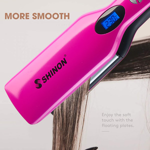 Plancha de Pelo Profesional Lanumi SH-8785 con Pantalla LCD, Personalizable con Logotipo, para Salón de Belleza, 450 Grados, Cerámica, para Cabello Seco y Mojado - Product Image 3