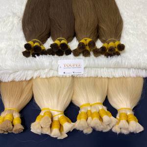 Best Price Human Hair Extensions Hair Bulk Bundle Best Selling in Stock Natural Straight for Hair Extension - Product Image 2