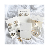 Tarjeta de Cartón para Aretes con Logo Personalizado, Empaque de Joyería, Soporte de Exhibición de Papel para Tu Marca