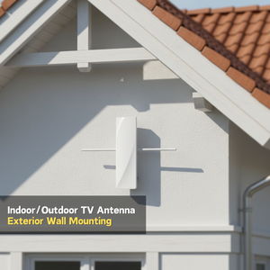 Antena HDTV Exterior Multidireccional de Panel Plano Antop de Alta Ganancia 36dB, Impedancia 75, VHF/UHF Mejorada, VHF-Tierra/Poste/Pared - Product Image 3