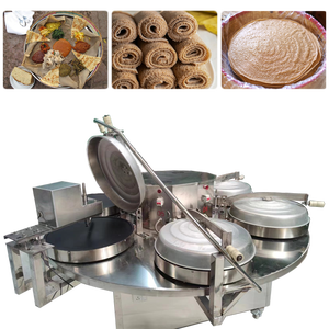Machine à Injera Éthiopienne Électrique à Chauffage Continu Automatique, pour la Fabrication <span class=keywords><strong>de</strong></span> <span class=keywords><strong>Pain</strong></span> Plat au <span class=keywords><strong>Teff</strong></span>, Épaisseur Réglable, Capacité <span class=keywords><strong>de</strong></span> 200 Pièces/Heure - Product Image 2