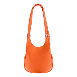 Bolso de hombro de diseño coreano para mujer, color naranja, pequeño, con hebilla magnética, portátil, para ir al trabajo en verano - Product Image 5