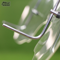 Pare-brise de moto de déflecteur de support de chrome de vente chaude pour Vespa PX 150