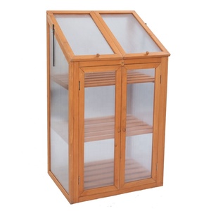 <span class=keywords><strong>Mini</strong></span> balcon en bois en plastique, offre spéciale, serre chaude, support pour plantes de jardinage, avec étagère - Product Image 3