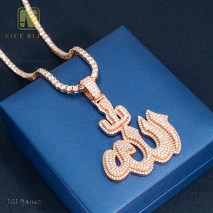 Hip Hop Rock Fire China joyería al por mayor chapado en oro latón AAAAA + Cubic Zirconia moda Iced Out colgante <span class=keywords><strong>Gif</strong></span> para hombres y mujeres - Product Image 6