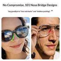 Nuevas Gafas Inteligentes con IA, Cámara de 8MP, Grabación de Video, Traducción con Reconocimiento Automático, Llamadas de Voz, Gafas de Sol para Hombre