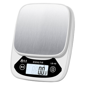 เครื่องชั่งดิจิตอล Longbei รุ่น LB-40 ขนาด 10 กก. ทำจากสแตนเลส ชาร์จไฟได้ เหมาะสำหรับการชั่งอาหารและการอบ - Product Image 1