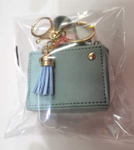 Mini Bolso de Cuero con Borla, Llavero de Lujo, Colgante para Llaves, Bolsa de Almacenamiento Portátil, Amuleto de Moda, Regalo para Mujer - Product Image 5