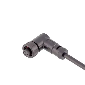 CAZN IP67 Waterproof Mini Type Cable 2 3 4 5 6 pin 2 points Lock Bayonet Connector Overmolded Matched Amphenol Connector